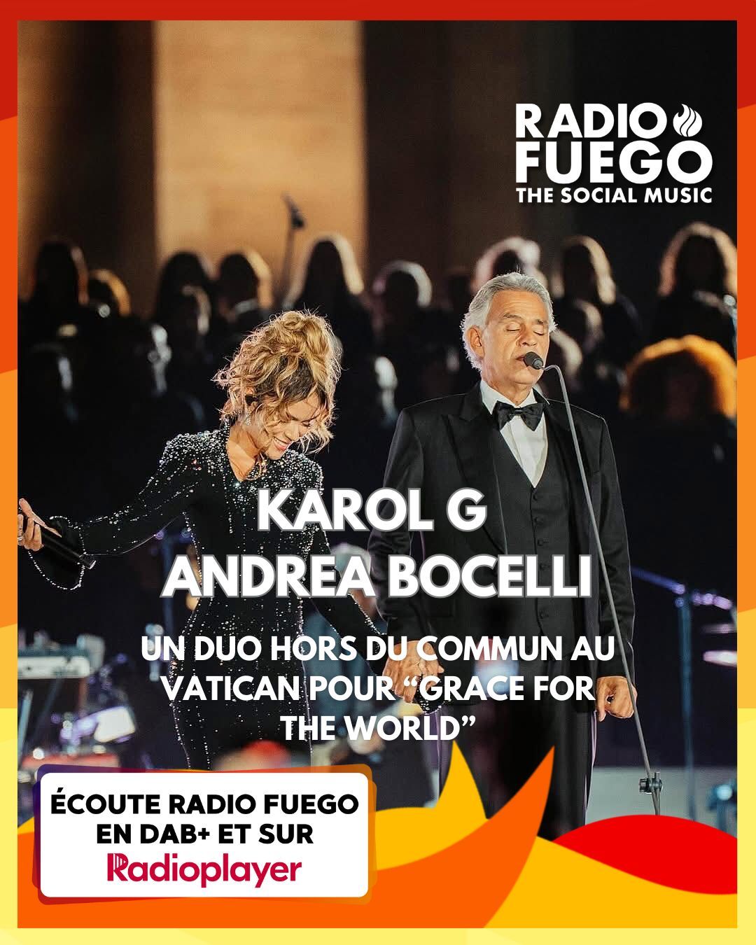 ANDREA BOCELLI ET KAROL G : UN DUO HORS DU COMMUN AU VATICAN