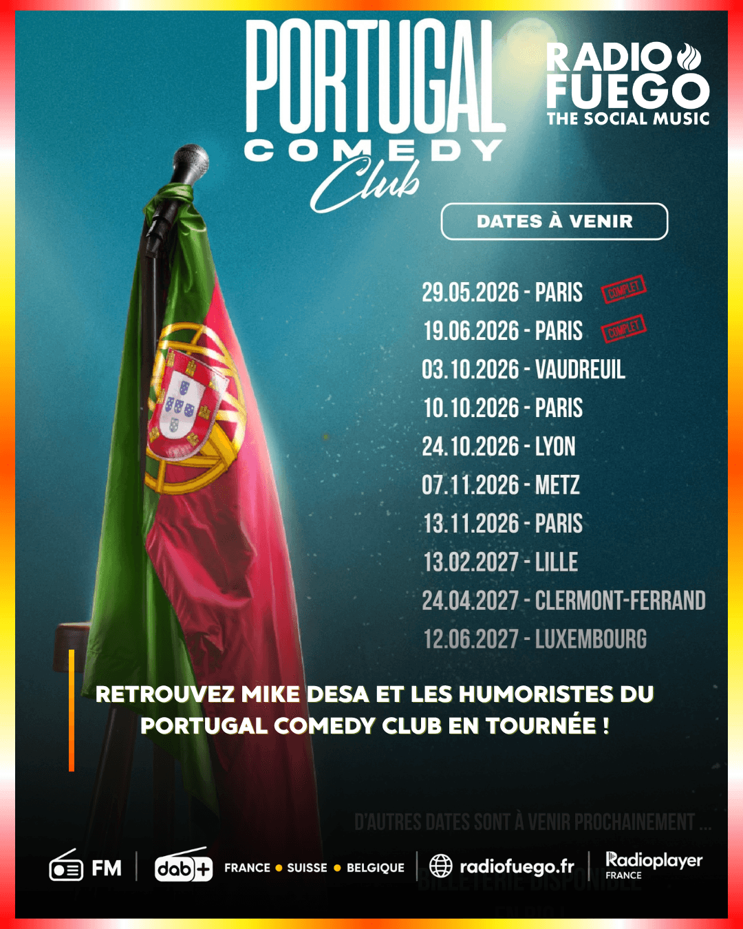 Portugal Comedy Club en tournée ! 