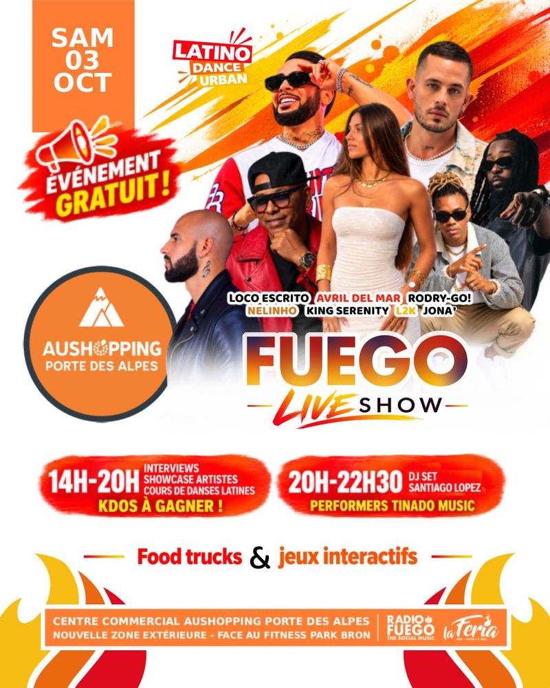 Affiche Fuego Live Show