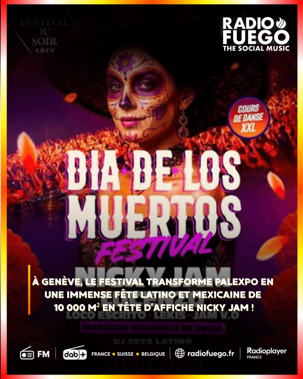 Día De Los Muertos Palexpo Genère, Nicky Jam, Lucenczo, Loco Escrito