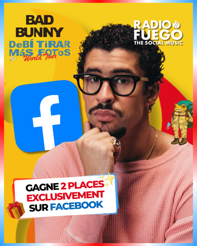 Affiche Bad Bunny Facebook